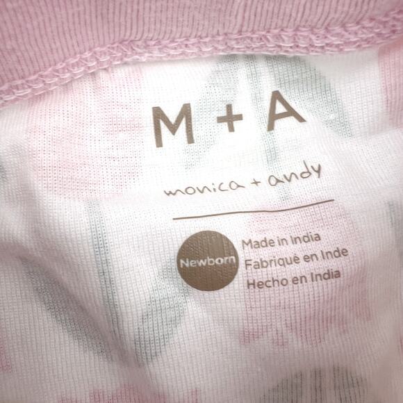 NEW Monica + Andy Organic Tulips Bodysuit & Pants Set - Picture 7 of 8